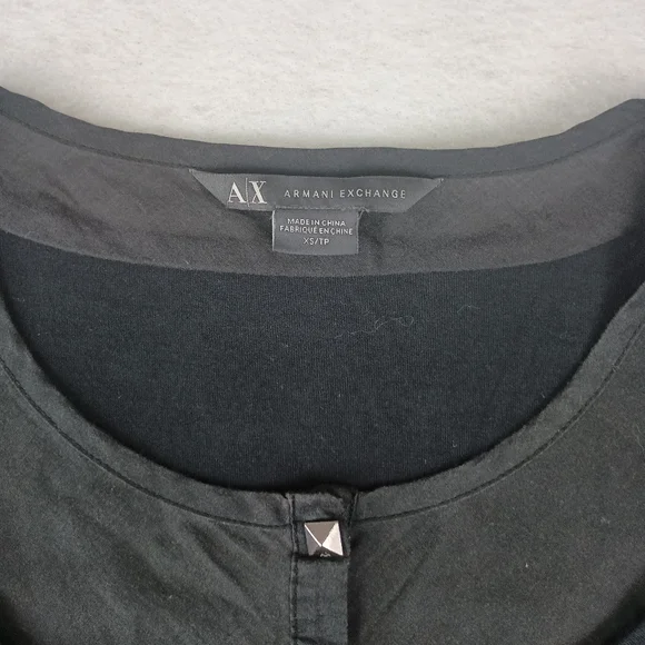 Armani Exchange Blouse In Black Size XS - Picture 4 of 5